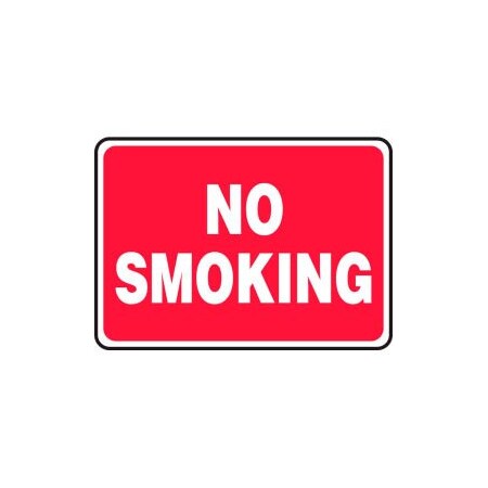 Accuform Accuform No Smoking Sign, 14inW x 10inH, Aluminum MSMK570VA